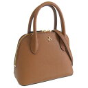 トリーバーチ バッグ レディース 2WAYバッグ ショルダーバッグ アウトレット レザー ブラウン EMERSON MINI DOME SATCHEL 159531-909 TORY BURCH