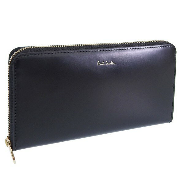ポールスミス 財布 メンズ 長財布 アウトレット レザー ブラック BPS566-10 PAUL SMITH