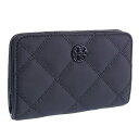 トリーバーチ 財布 レディース 二つ折り財布 アウトレット ブラック WILLA MATTE MEDIUM WALLET 150061-001 TORY BURCH