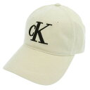 カルバンクライン 帽子 メンズ レディース キャップ ONE SIZE コットン アイボリー 40W3273867 CALVIN KLEIN