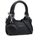 リンレ バッグ レディース 2WAY ショルダーバッグ レザー ブラック DM2-BK RINRE