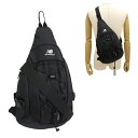 ニューバランス バッグ メンズ レディース ボディバッグ ブラック DAILY PACK _ROUND SLINGBACK NBGCESP103-BLACK N...
