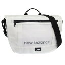 ニューバランス バッグ メンズ レディース ショルダーバッグ S ナイロン ホワイト HIDDEN MESSENGER BAG NBGCESS201-WHITE NEW BALANCE A4対応