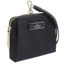 ケイトスペード 小物 レディース カードケース アウトレット ナイロン ブラック carter ksnyl card case lanyard KL878-001 KATE SPADE