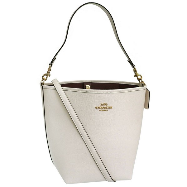 コーチ バッグ レディース 2WAY ショルダーバッグ アウトレット レザー チョーク LG CITY BCKT CT803IMCHK COACH(4)