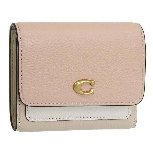 コーチ 財布 レディース 二つ折り財布 アウトレット ピンクマルチ CB L MILA SML FLP WA CAO14B4U3 COACH