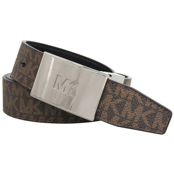 マイケルコース 小物 メンズ ベルト アウトレット NS ブラウン 31MM CTFR MK PLAQE BELT 36S5LBLY2B-BROWN MICHAEL KORS