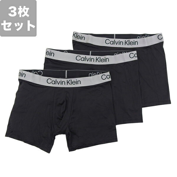 CALVIN KLEIN - カルバンクライン 衣類 メンズ パンツ S ブラック Brushed Microfiber Stretch 3 Boxer BriefS NB4124BLACKS CALVIN KLEIN
