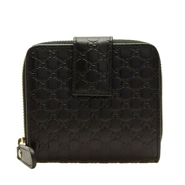 【厳選】 グッチ 財布 GUCCI ショップ袋付き 二つ折り財布 449395bmj1g1000 | ブランド財布 カード 大容量 メンズ コンパクト 本革 グッチシマ シグネチャー アウトレット 送料無料