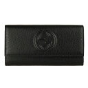 グッチ 革財布 レディース グッチ 財布 GUCCI ショップ袋付き 二つ折り長財布 アウトレット SOHO 598206a7m0g1000-zz | カード入れ 小銭入れ レディース メンズ ユニセックス ブランド レザー GGロゴ 送料無料 かっこいい 30日間返品保証