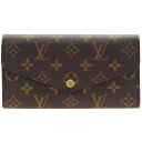 ルイビトン 財布 ルイヴィトン 財布 LOUIS VUITTON 二つ折り長財布 ポルトフォイユ・サラ モノグラム・キャンバス m62236