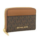 マイケルコース ショップ袋付き 名刺入れ カードケース 小銭入れ ブラウン レディース 35h9gtvz2b-brown MICHAEL KORS