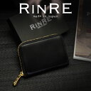 ▲厳選▲ 小銭入れ コインケース パスケース付 RINRE リンレ メンズ 日本製 MADE IN JAPAN ブラックxレッド ガラスレザー 1002bkrd