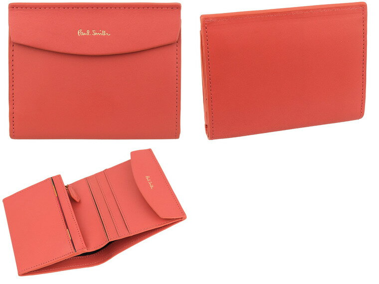 ポールスミス PAUL SMITH 二つ折り財布 レディース アウトレット psmsw0077 2021AW
