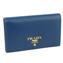 プラダ PRADA カードケース アウトレット 1mv020vigr-blue-zz 30日間返品保証 代引手数料無料