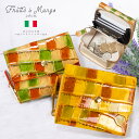財布 レディース レビュー特典付き RINRE イタリアンレザー 三つ折り ミニ財布 ラウンドファスナー リンレ 本革 ブランド カード ハニカム カードフォルダー