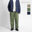 【セール価格】MANUAL ALPHABET マニュアルアルファベット ナイロンタスランチノ ベイカーパンツ 日本製 メンズ