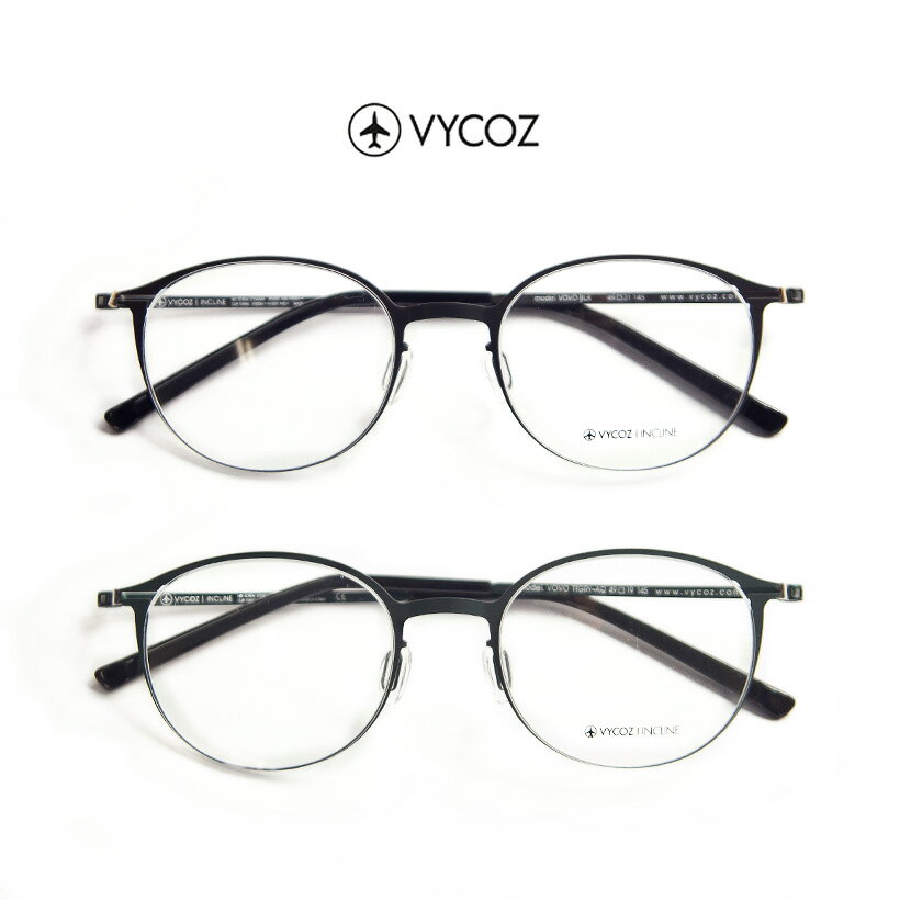 VYCOZ／バイコーズ／VOVO／MCLIP／軽量メタルフレーム／度付きメガネ／伊達メガネ
