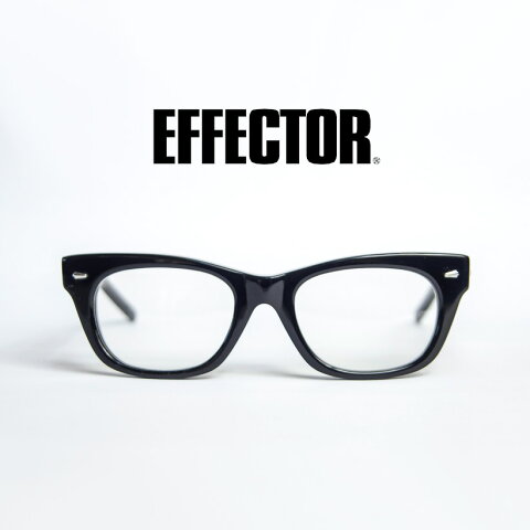 EFFECTOR エフェクター distortion ディストーション スクエアウェリントン メガネ 伊達 度付き