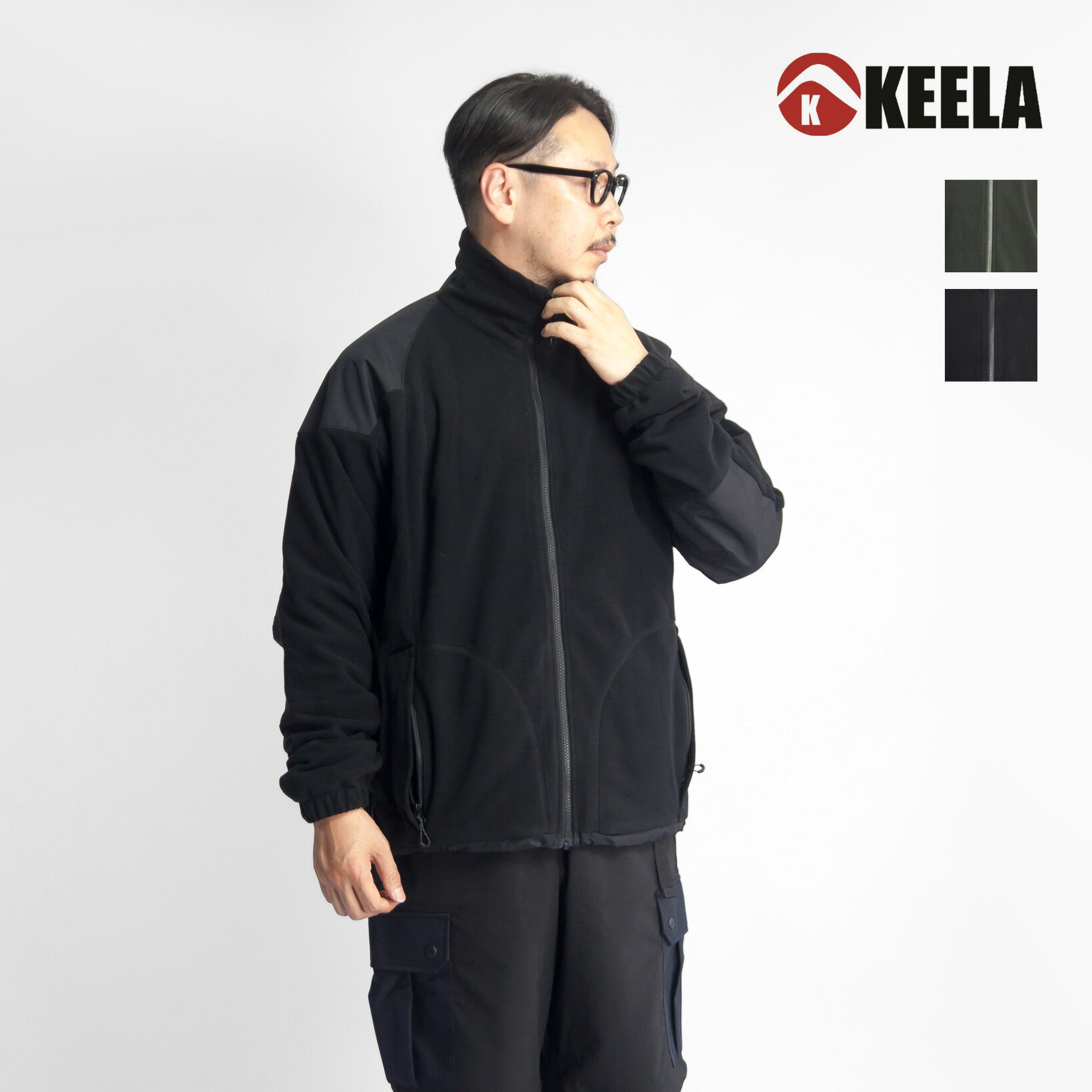 【セール価格】KEELA キーラ GENESIS JACKET 防水フリーススタンドジャケット メンズ