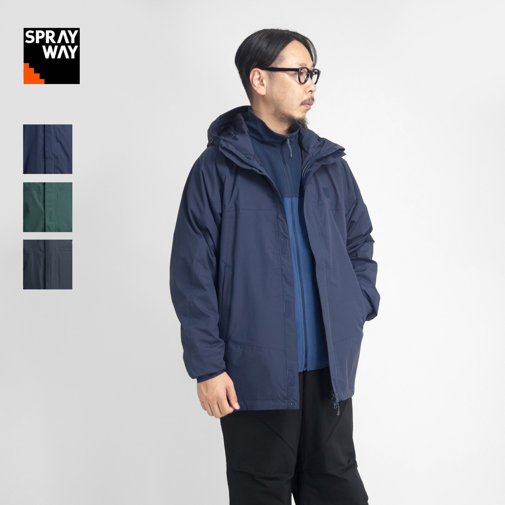 SPRAY WAY スプレーウェイ SANTIAGO I.A JACKET 防水 シェルジャケット メンズ