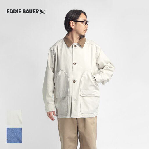 EDDIE BAUER エディーバウアー BARN JACKET バーンジャケット デニム ダック カバーオール メンズ