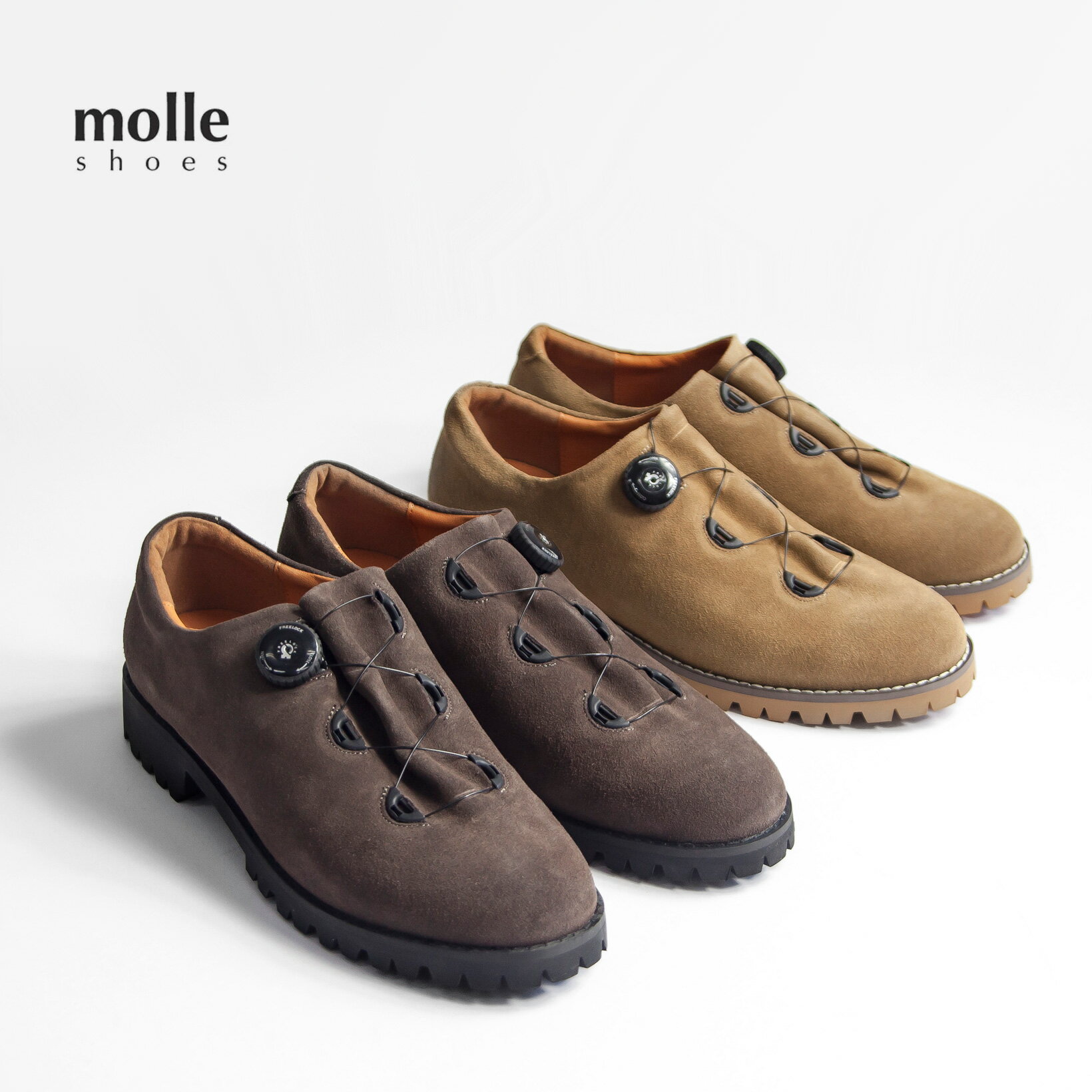 molle shoes モールシューズ フリーロック スエードマウンテンシューズ メンズ