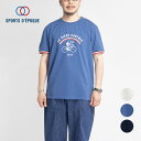 楽天MARC ARROWS楽天市場店【バーゲン】SPORTS D’EPOQUE スポーツデポック LE VIEUX GAULOIS T-SHIRT ル・ヴュー・ゴロワ プリントトリムTシャツ メンズ