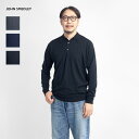 ジョンスメドレー 【セール価格】JOHN SMEDLEY ジョンスメドレー DORSET レトロポロ 長袖ニットポロシャツ 30G メリノウール EASY FIT セーター メンズ