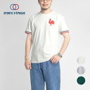 楽天MARC ARROWS楽天市場店【バーゲン】SPORTS D’EPOQUE スポーツデポック FIRST ROOSTER T-SHIRT ファーストルースター刺繍トリムTシャツ メンズ