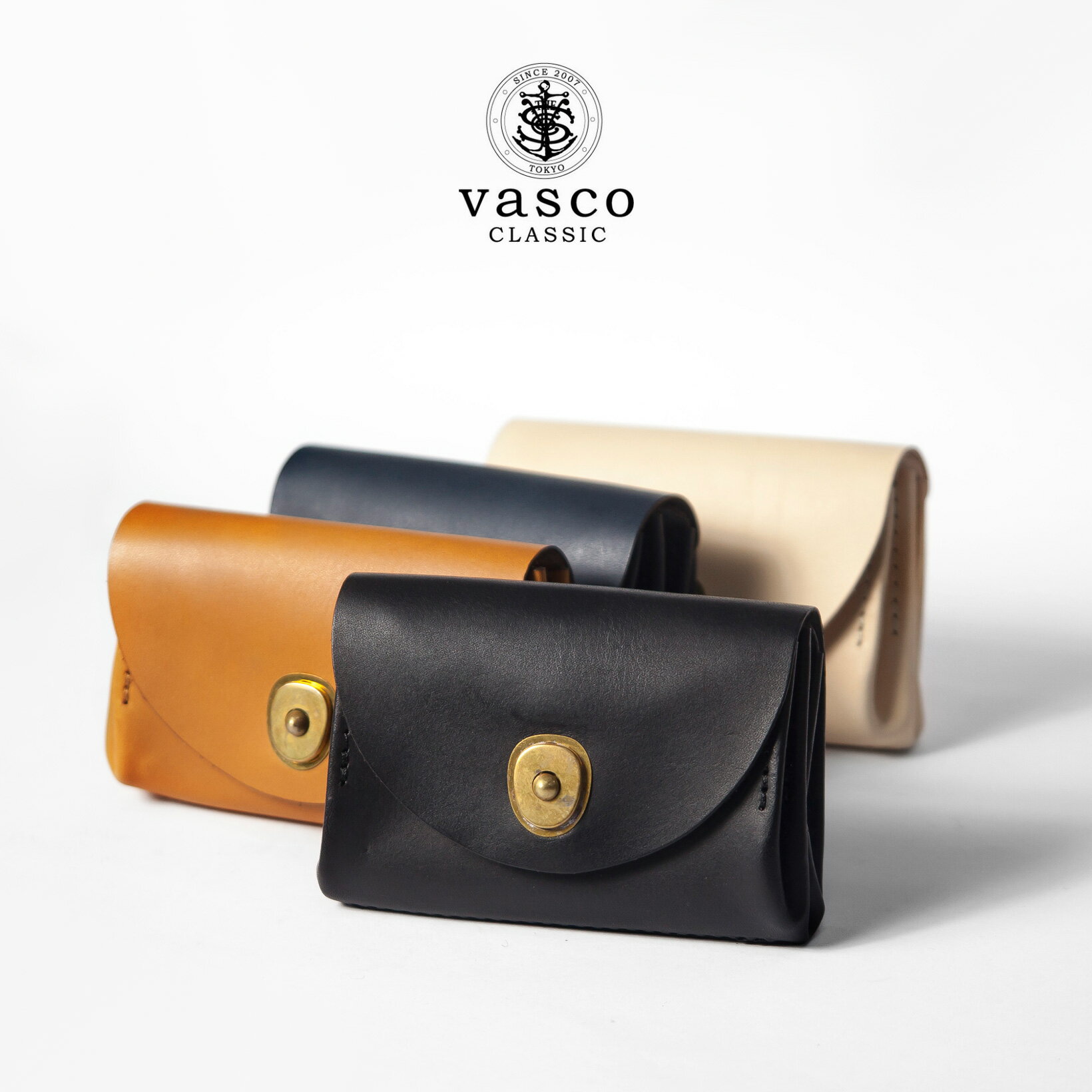 VASCO CLASSIC ヴァスコクラシック バケッタレザー ポケットウォレット ミニ財布 二つ折り 本革 日本製