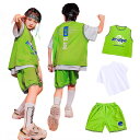 バスケ服 ダンス衣装 セットアップ キッズ k-pop 子供服 運動用 体操服 キッズダンス衣装 男の子 女の子 ヒップホップ 上下 パンツ ダンスウェア 学生...