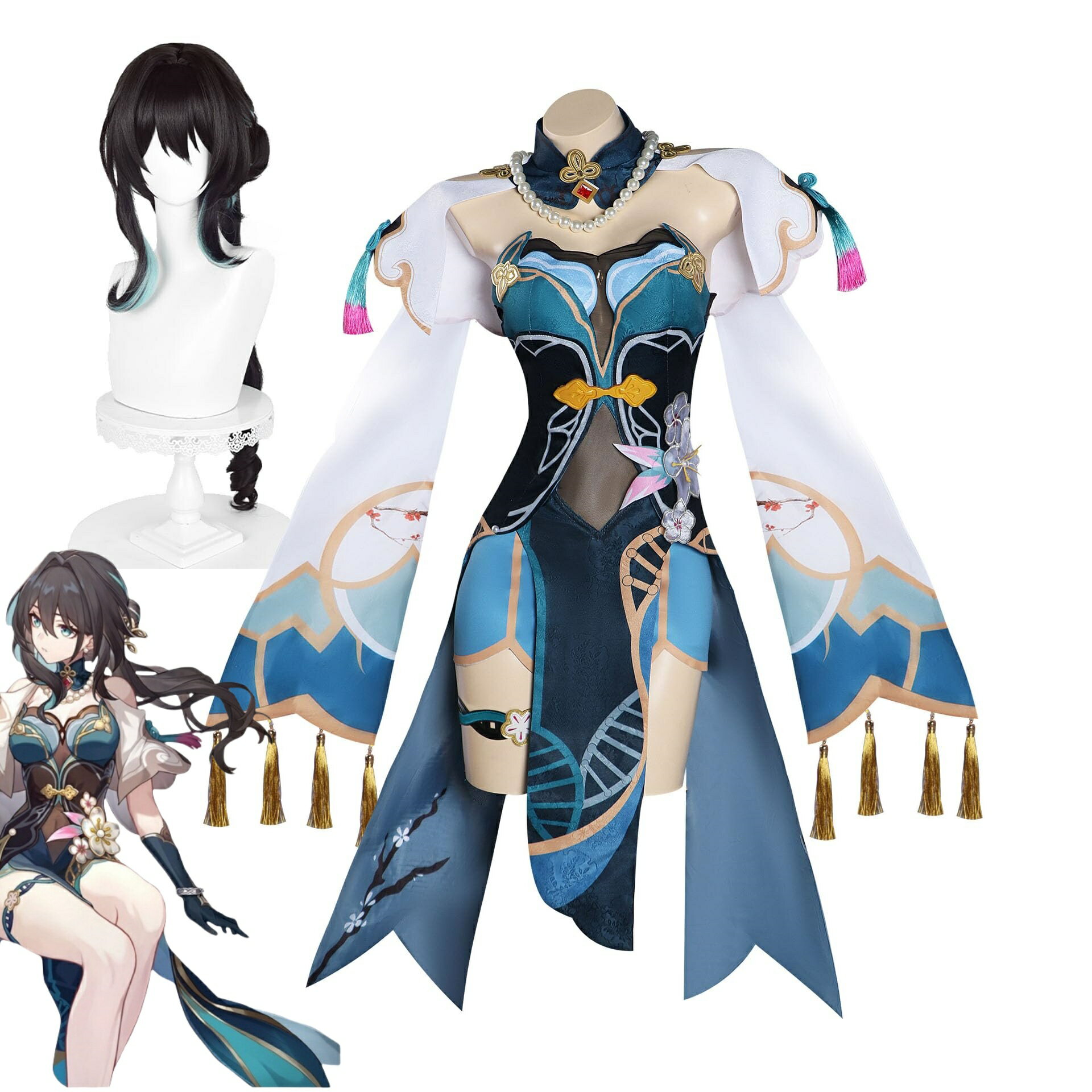 崩壊スターレイル ルアンメェイ コスプレ衣装 コスチューム服 仮装 イベント ハロウィン クリスマス 文化祭 変身 ステージ服 cosplay ゲーム ウィッグ...