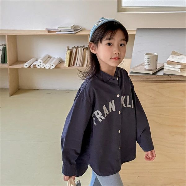 キッズ シャツ 春服 秋服 キッズ服 長袖tシャツ 子供服 ゆったりサイズ 普段着 ユ...