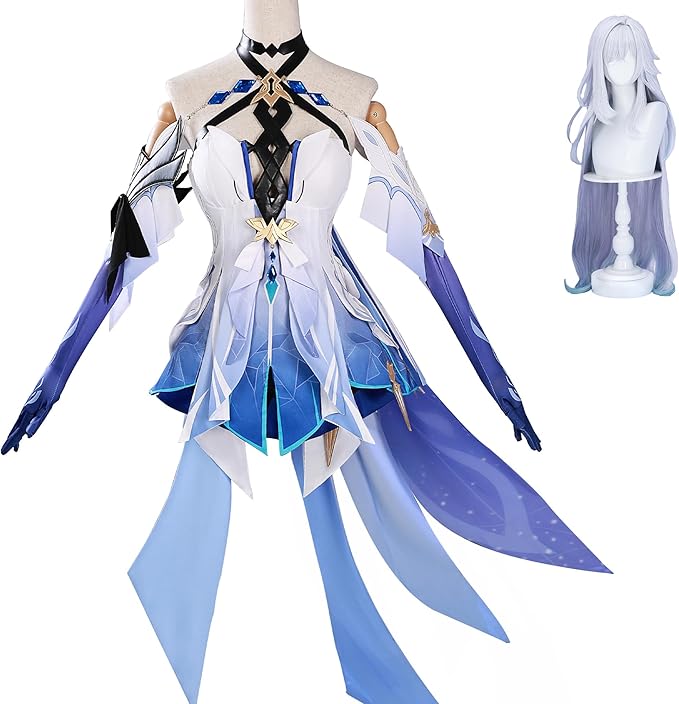 原神 虚淵の暗星 スカーク コスプレ 衣装 全セット アクセサリー 虚淵の暗星 コスプレ用衣装ウィッグあ..