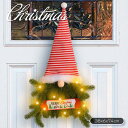 クリスマスリース 玄関 飾り 38*6*74cm 北欧 玄関リース 外 大きいサイズ クリスマス置物 リース クリスマスプレゼント ギフト お歳暮 送料無料 店...