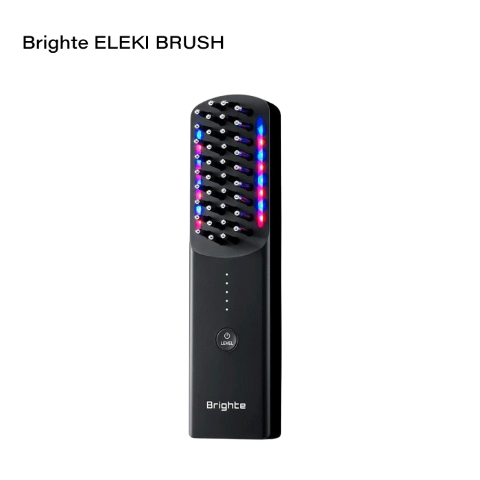 【正規品】Brighte ELEKI BRUSH エレキブラシ 美顔器 頭皮ケア リフトアップ リフトブラシ EMS RF ラジオ波 エステ 小顔 LED たるみ デンキバリブラシ スカルプケア