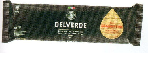 イタリア産 最高級デルヴェルデ(Delverde)N.3 スパゲティーニ 太さ約1.6mm 500g デュラム小麦セモリナ イタリア産 最高級デルヴェルデ(Delverde)N.3 スパゲティーニ 太さ約1.6mm 500g デュラム小麦セモリナ