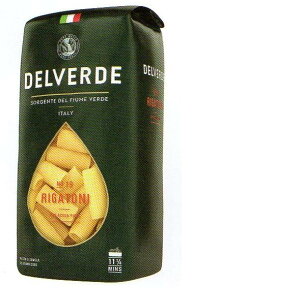 イタリア産　最高級デルヴェルデ（Delverde)N.19 スパゲティ リガトーニ　極太パスタ　250g×12パック　業務用