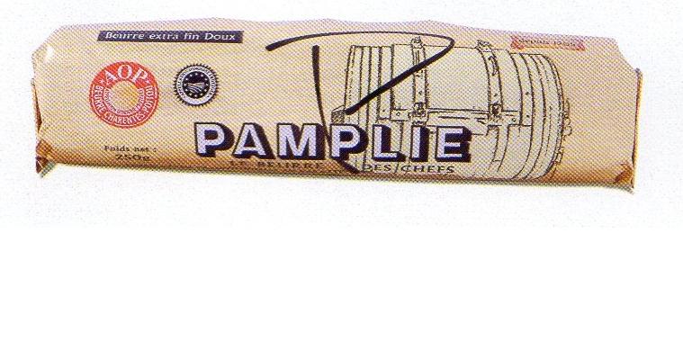 パムプリー　(pamplie)　正規品・食塩不使用AOPロールバター250g　フランス産　冷凍品
