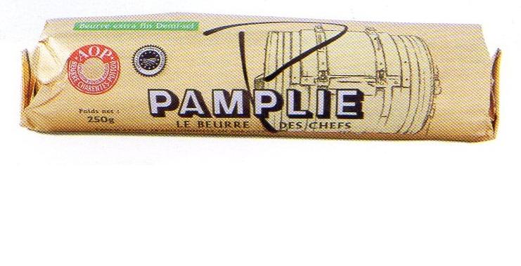 パムプリー　(pamplie)　正規品・有塩AOPロールバター250g　フランス産　冷凍品