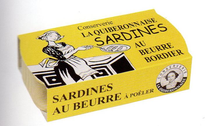 イワシのボルディエ有塩バター漬け　115g　フランス産