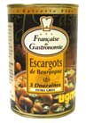フランス産ブルゴーニュのエスカルゴ(36個入り)400g 缶詰 水煮 *パッケージ変更
