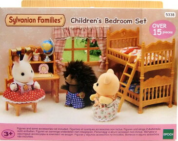 シルバニアファミリー UK版 二段ベッドと勉強机セット (Children's Bedroom set)【あす楽対応】