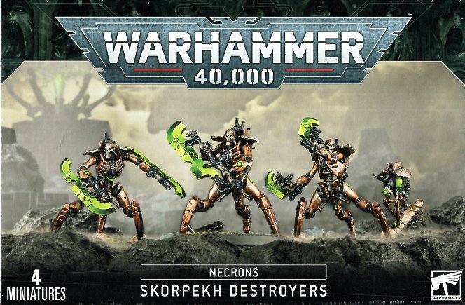 ネクロン： スコーペク・デストロイヤー ウォーハンマー40.000 (Necrons Skorpekh Destroyers) (Warhammer 40.000)