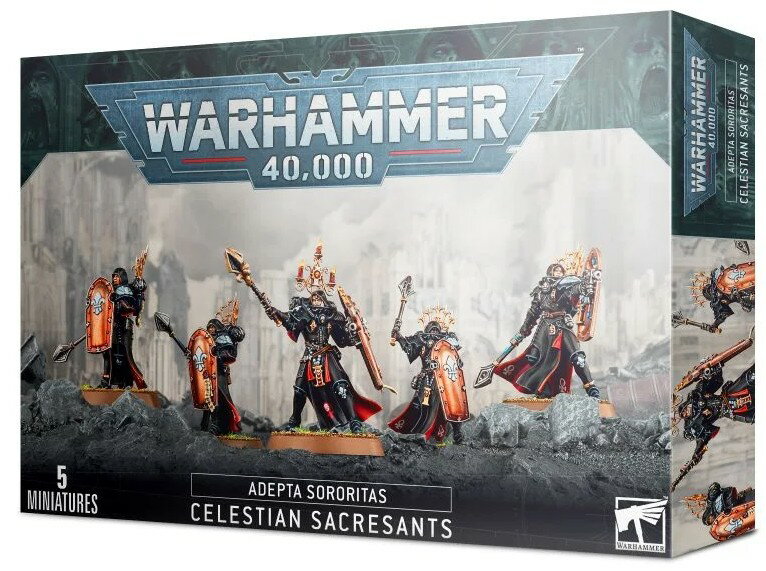 アデプタ・ソロリタス： セレスティアン・サクレサント ウォーハンマー40.000 (Adepta Sororitas) (Celestian Sacresants) (Warhammer 40.000)