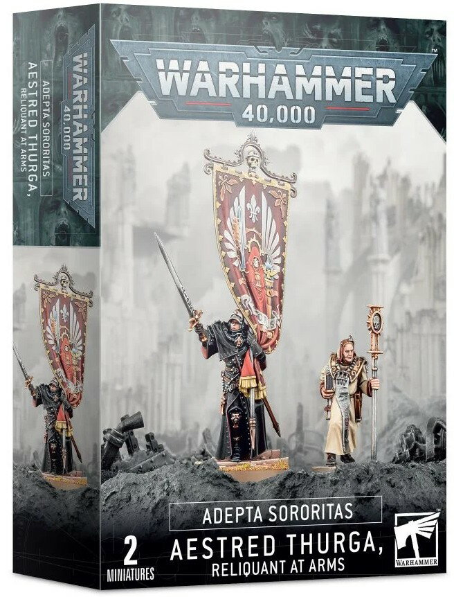 アデプタ・ソロリタス： 聖遺衛士エストレッド・トゥルガ ウォーハンマー40.000 (Adepta Sororitas) (Aestred Thurga, Reliquant at Arms) (Warhammer 40.000)