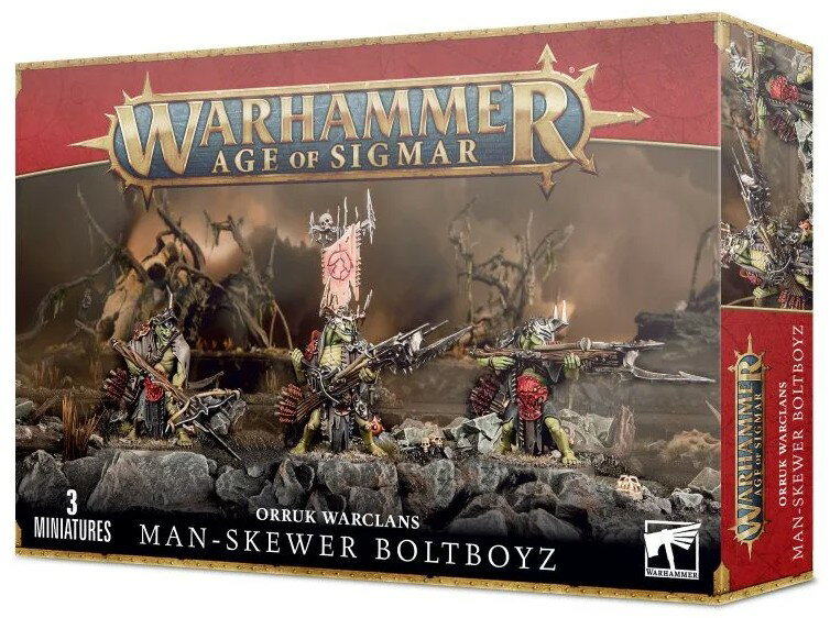 オールク・ウォークラン：マンスキュワー・ボルトボゥイ ウォーハンマー：エイジ・オヴ・シグマー (Orruk Warclans:Man-Skewer Boltboyz) (Warhammer Age of Sigmar)