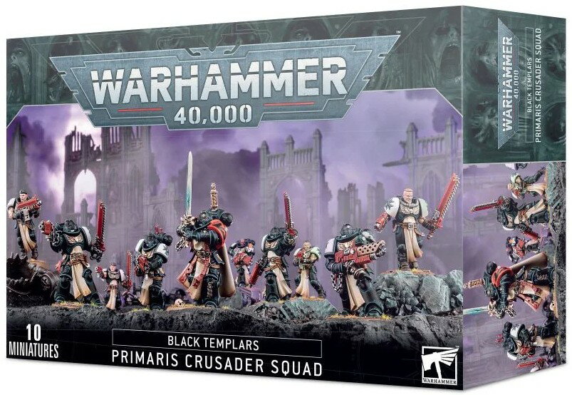 ブラック・テンプラー：プライマリス・クルセイダー・スカッド ウォーハンマー40.000 (Black Templars:Primaris Crusader Squad) (Warhammer 40.000)