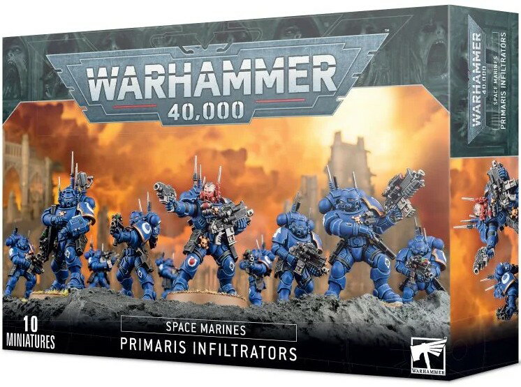 スペースマリーン：プライマリス・インフィルトレイター ウォーハンマー40.000 (Space Marines:Primaris Infiltrators) (Warhammer 40.000)